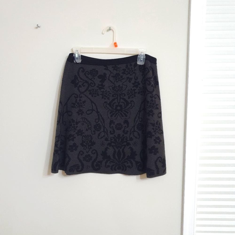 SPENSE Floral Sweater Skirt